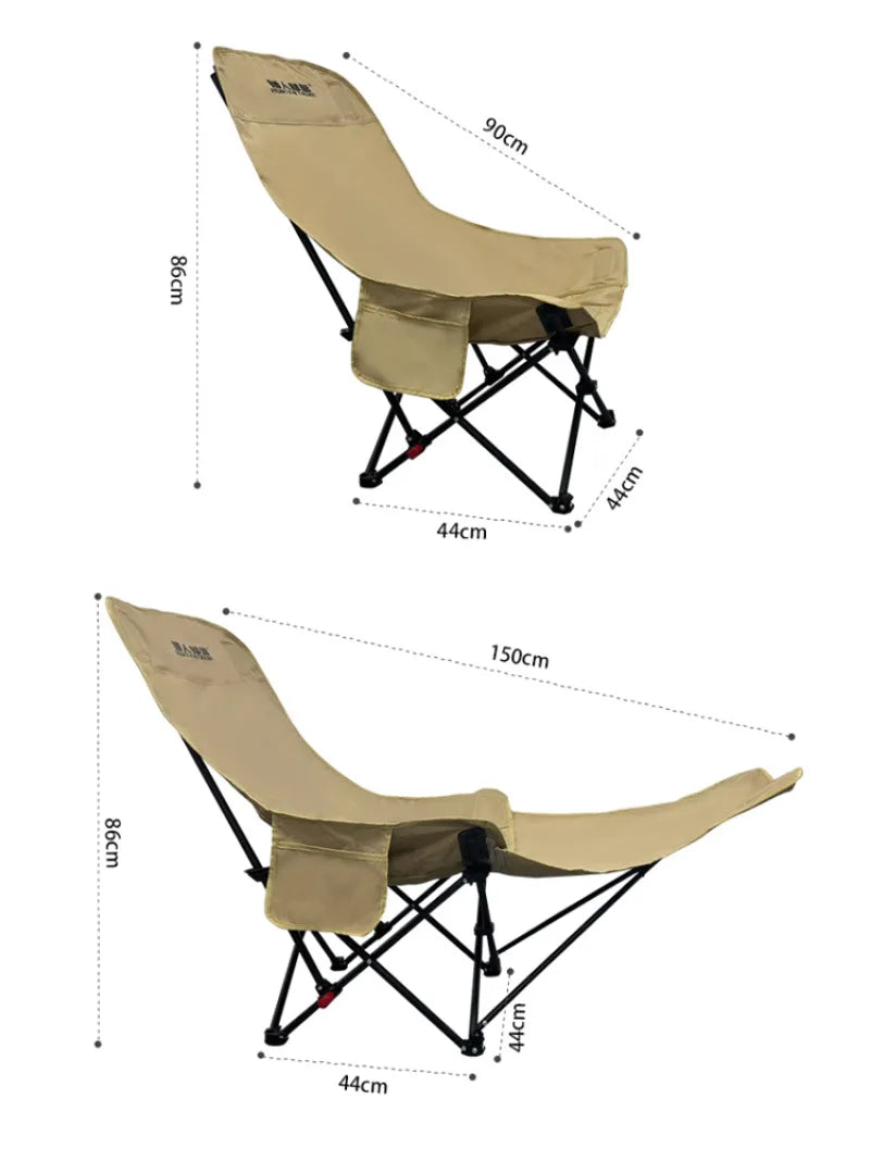 Folding Recliner Chair with Leg Rest