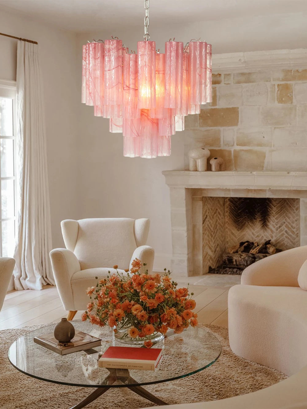 Art Glass Dimmable LED Chandelier — WESTMERE
