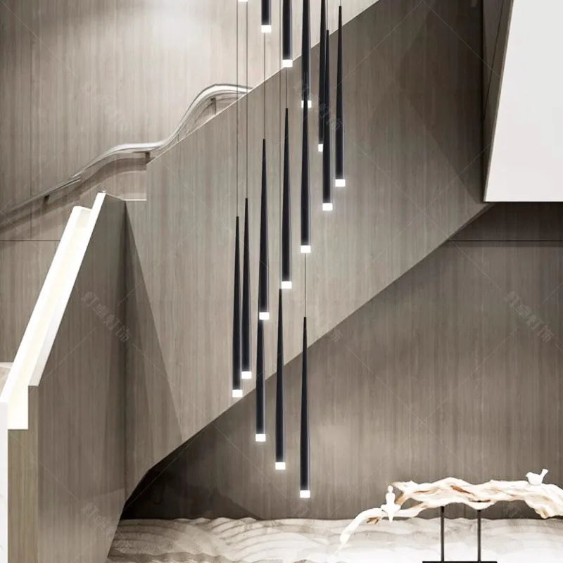 Modern Staircase LED Chandelier