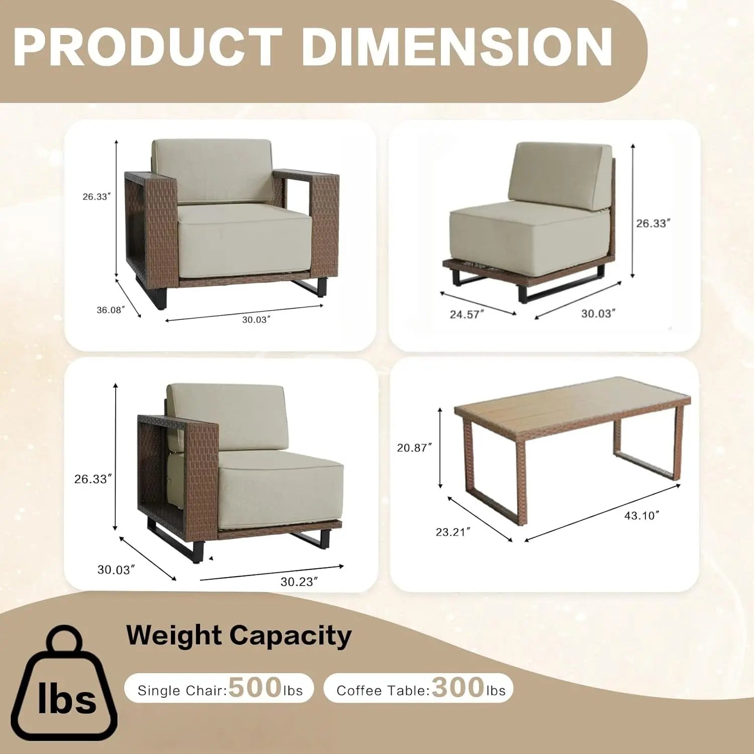 7-Piece Patio Furniture Set