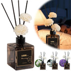 Reed Diffuser Set For Bathroom Air Fresheners,Jasmine Scented Oil Diffuser With Sticks,Aromatherapy Oil Reed Diffuser Home Decor