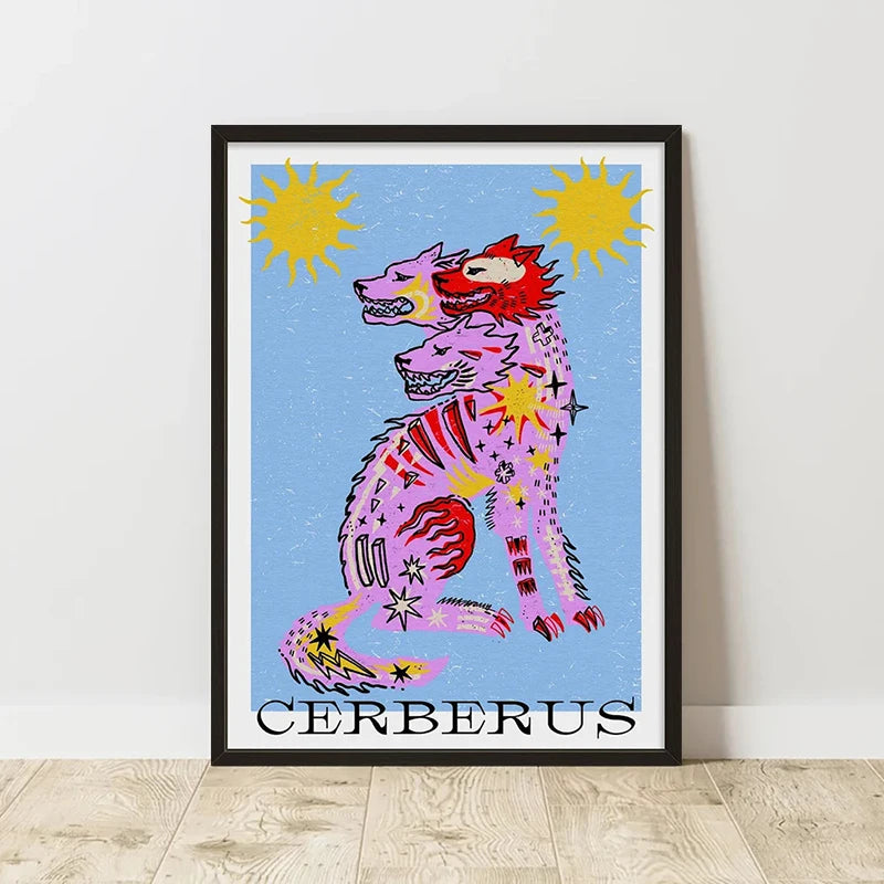 Retro Abstract Composition Canvas Print