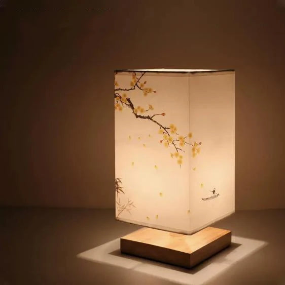 Wood Table Lamp