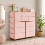 12-Drawer Fabric Storage Dresser