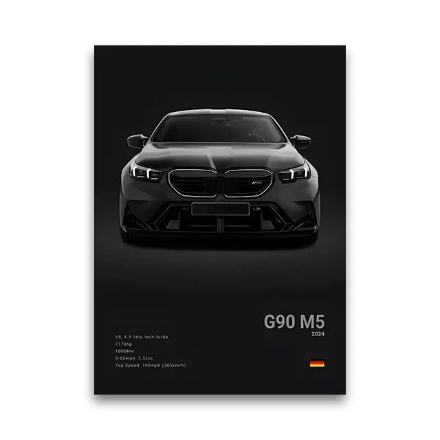 Classic Performance Car Canvas Print