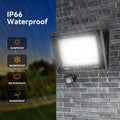 Waterproof Motion-Sensor Outdoor LED Floodlight