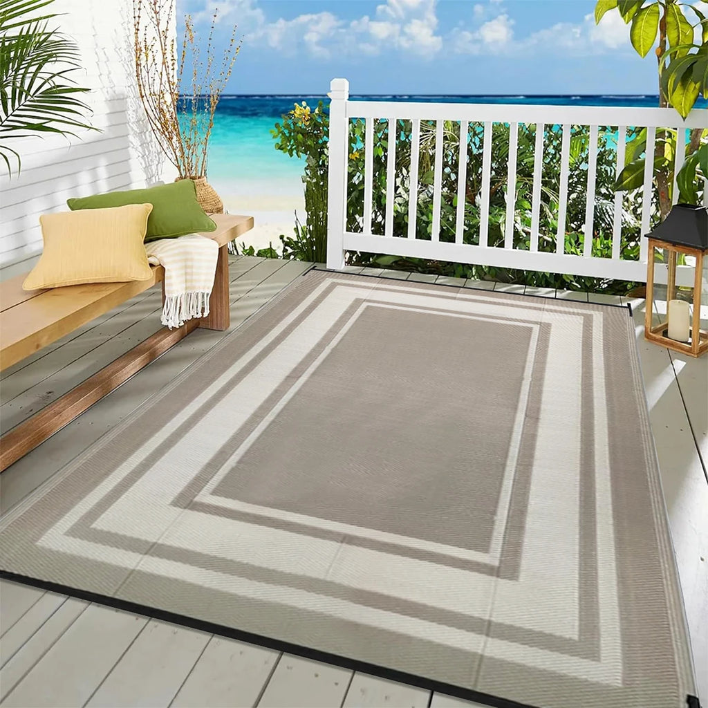 Reversible Woven Patio Rug