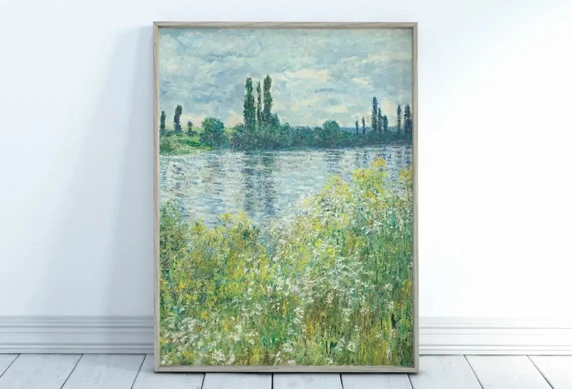 Impressionist Garden Landscape Canvas Print