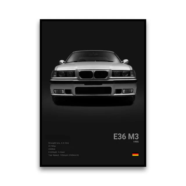 Classic Performance Car Canvas Print