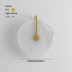Circular Marble LED Wall Light
