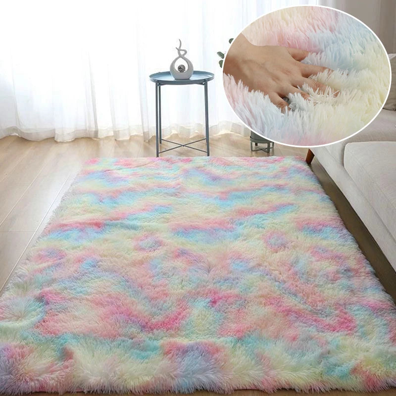 VelvetPlush Tie-Dye Area Rug
