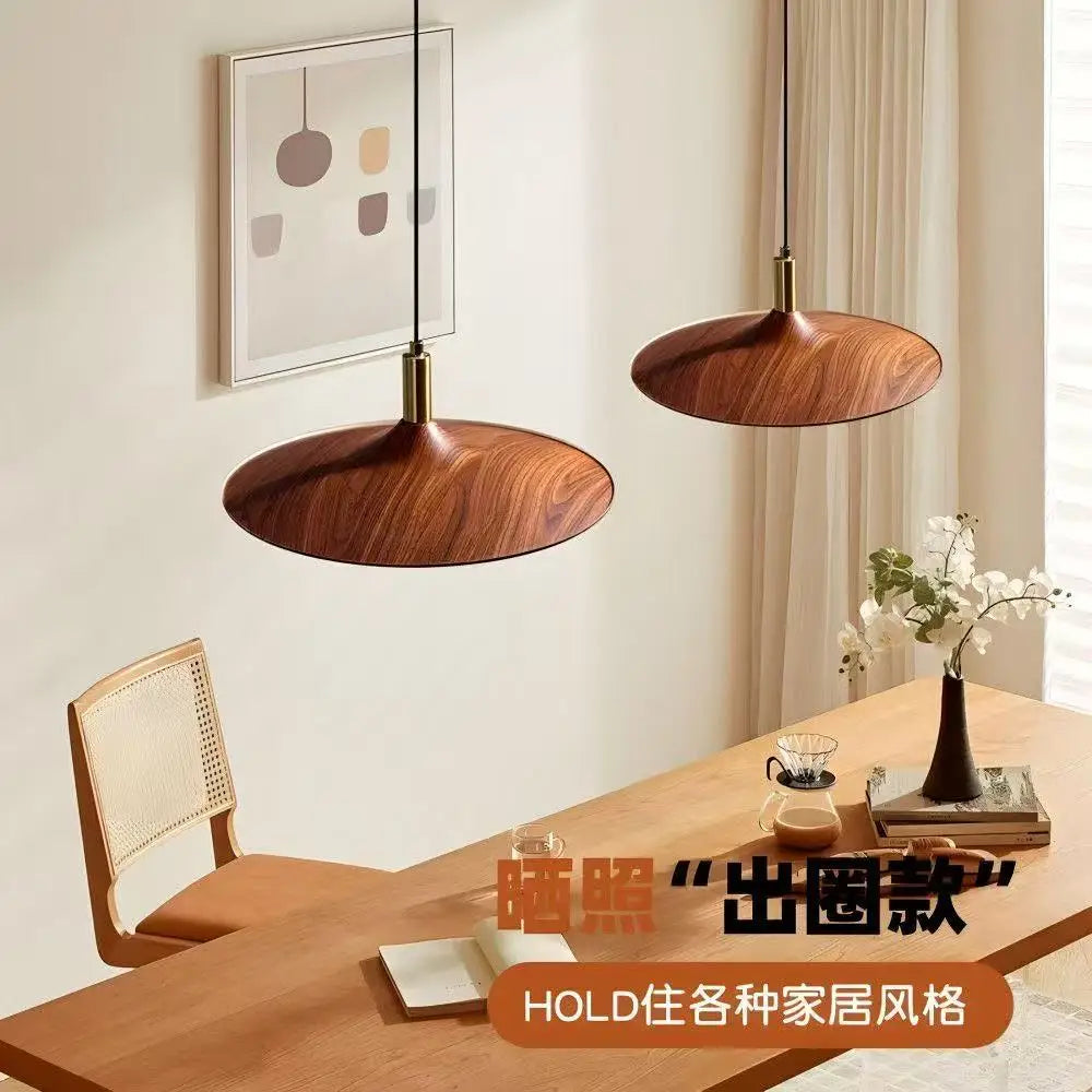 Walnut Chandelier