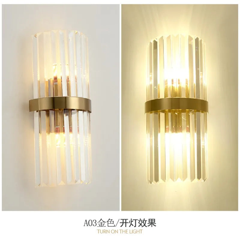 French Crystal Wall Sconce