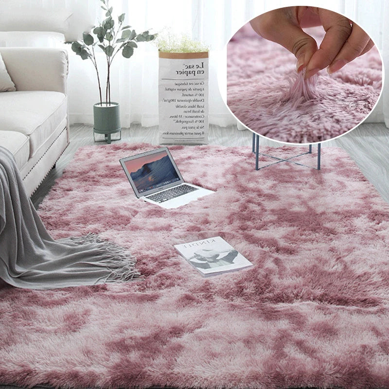VelvetPlush Tie-Dye Area Rug