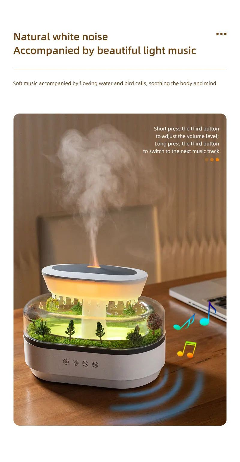 White-Noise Rain Cloud Humidifier