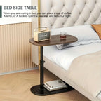 Solid Wood Adjustable Height Table