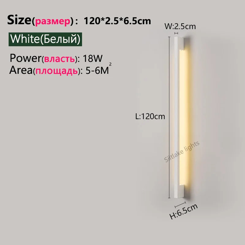 Long Mount LED Wall Light