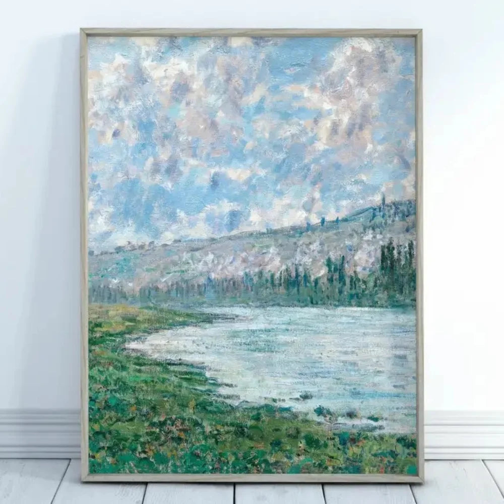 Impressionist Garden Landscape Canvas Print