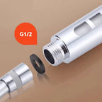 New High Pressure Water Saving Filter Shower Head 5 Modes Handheld Shower Head One Button Stop Bathroom Accessories Set