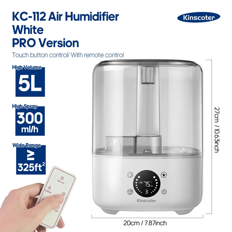 5L Large-Capacity Ultrasonic Humidifier