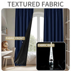 Custom Size 1Pc Hook 100% Blackout Curtains for Living Room Bedroom Thermal Insulated Waterproof Window Decor 창문커텐 Door Blinds