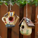 Resin Sack Shower Birdhouse Outdoor Craft Ornament