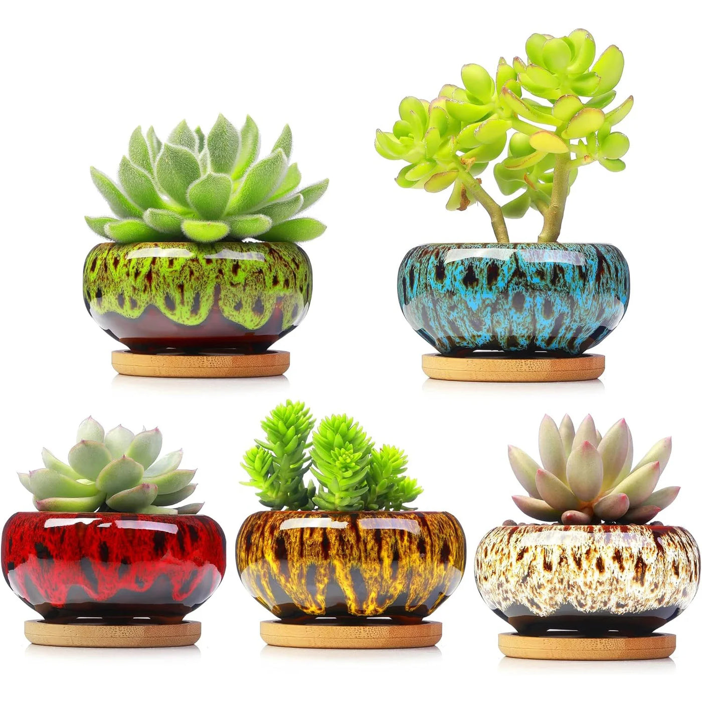 Flower Ceramic Planter — additional view