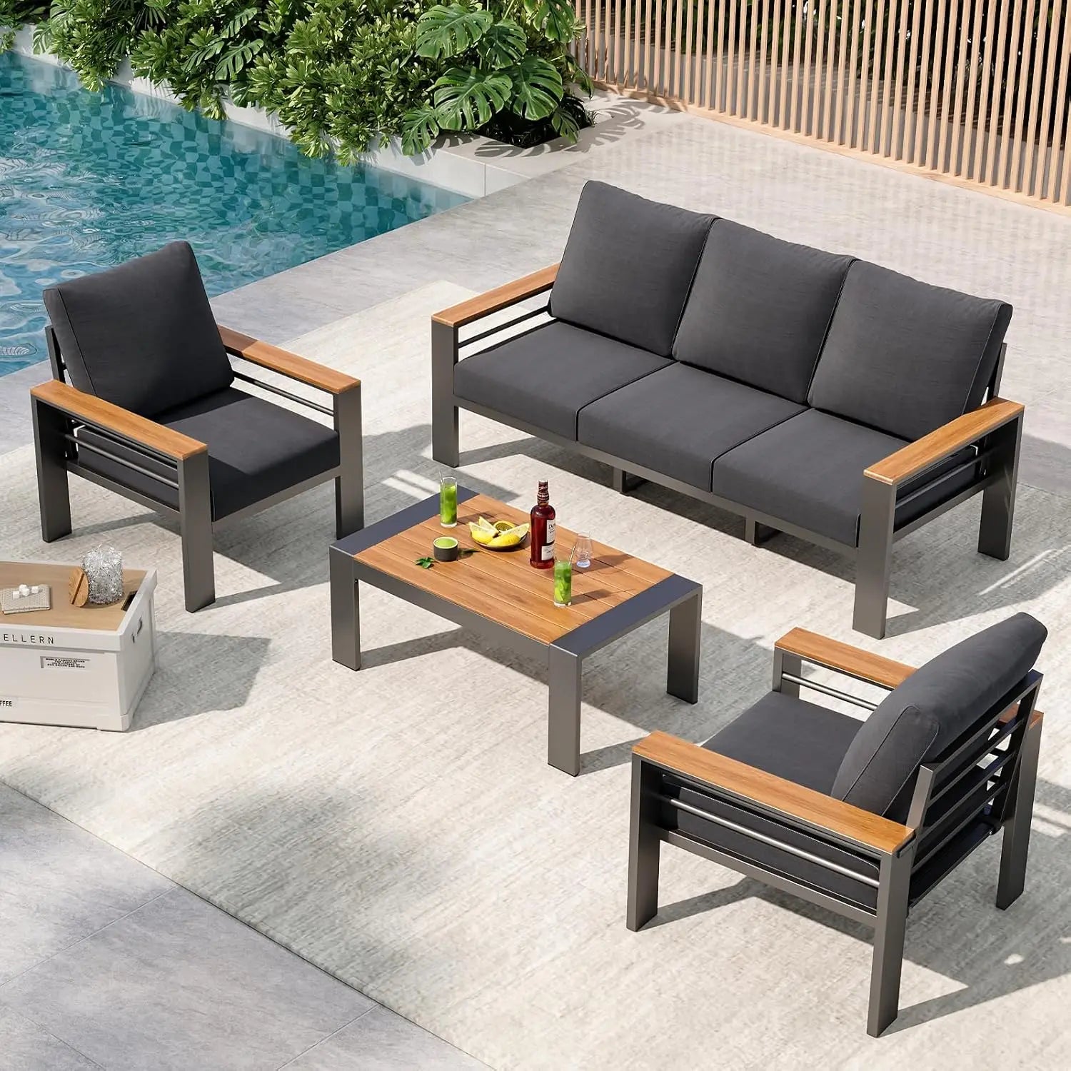 Aluminum Patio Conversation Set — WESTMERE