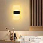 Acrylic Motion-Sensor Wall Light