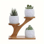 Bamboo Indoor Plant Stand