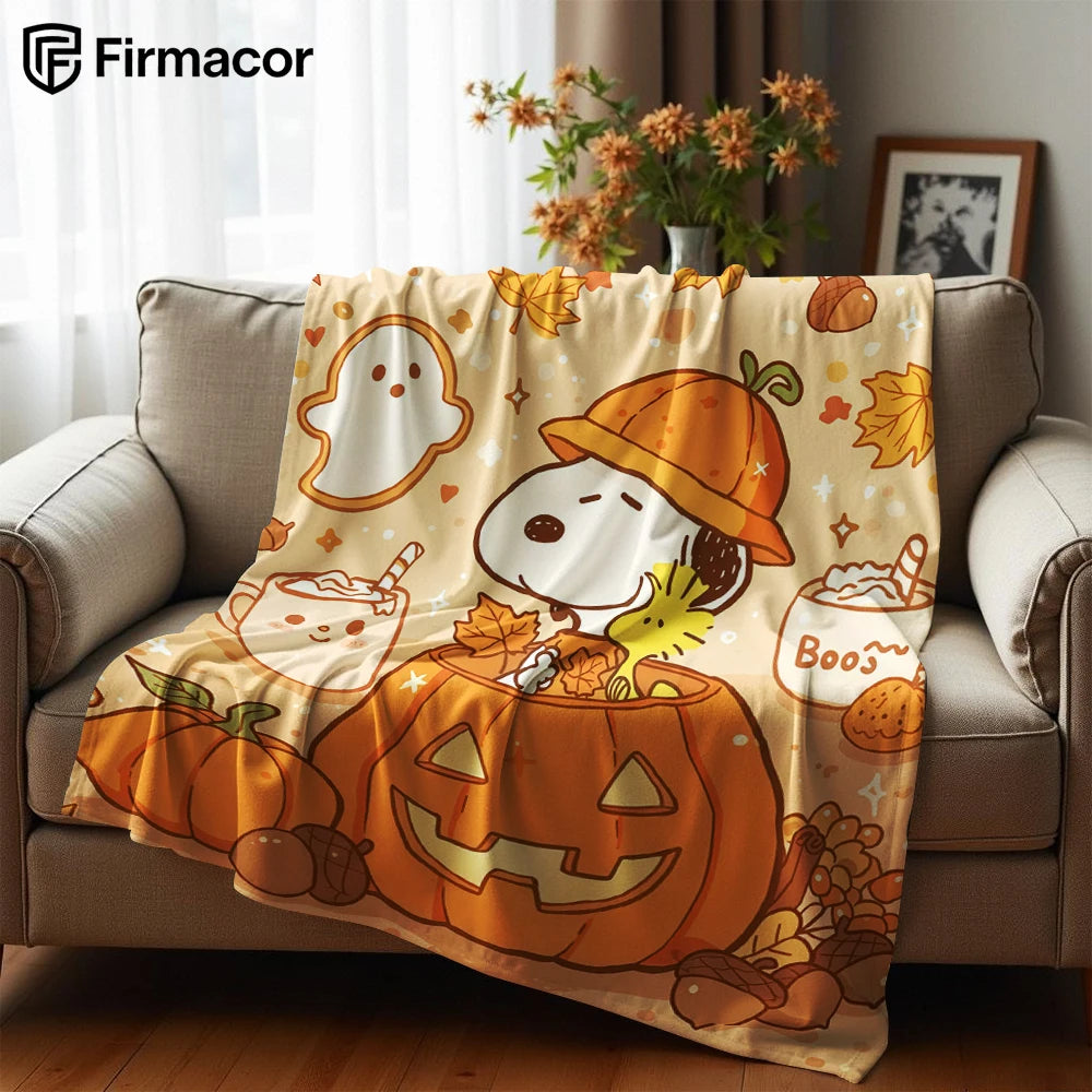 Halloween Sherpa Throw Blanket