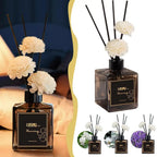 Reed Diffuser Set For Bathroom Air Fresheners,Jasmine Scented Oil Diffuser With Sticks,Aromatherapy Oil Reed Diffuser Home Decor