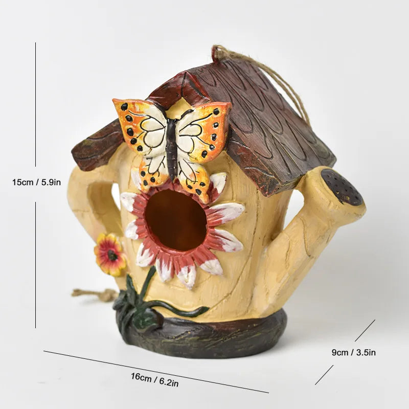 Resin Sack Shower Birdhouse Outdoor Craft Ornament