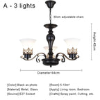 Glass Vintage Chandelier