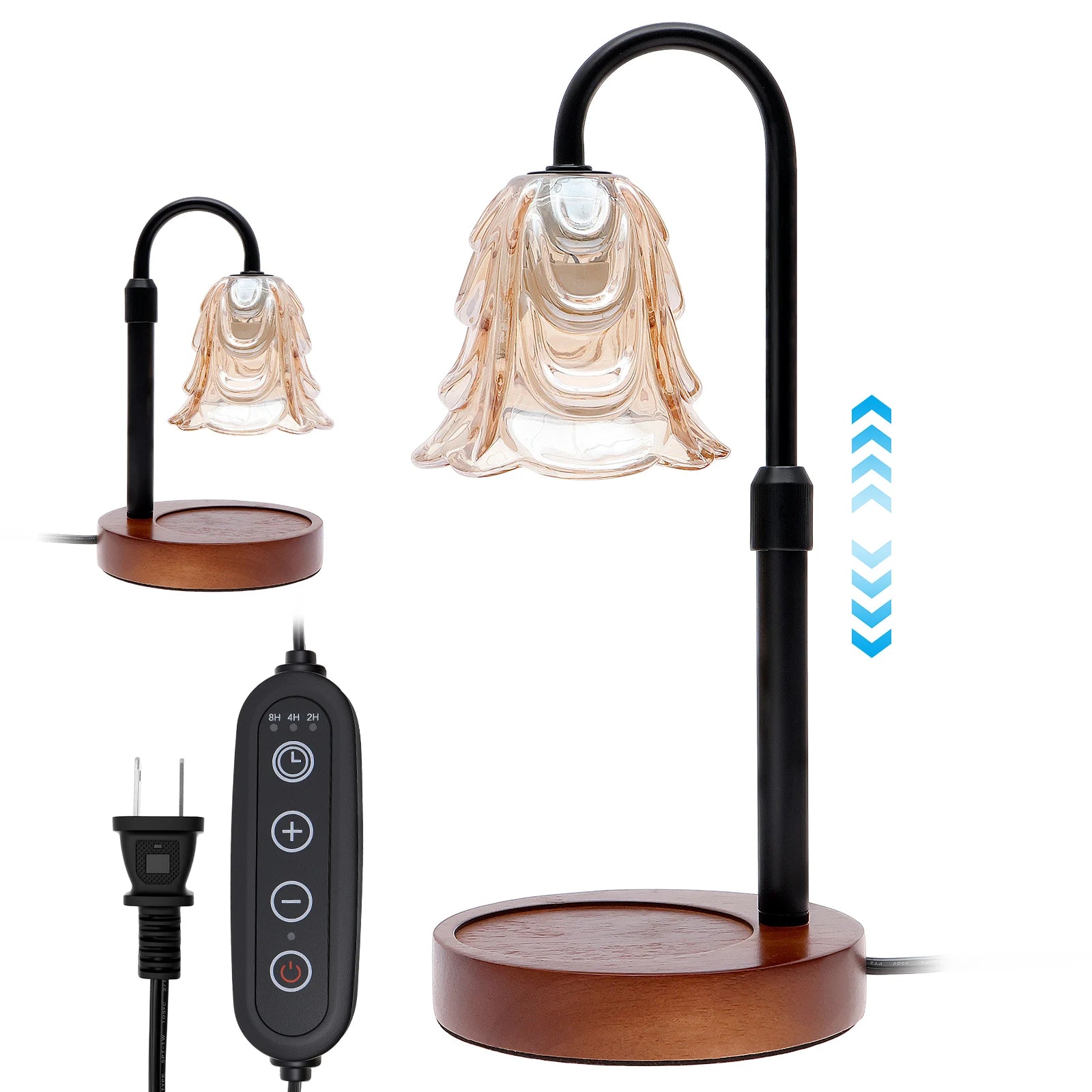 Floral Dimmable Candle Warmer Lamp