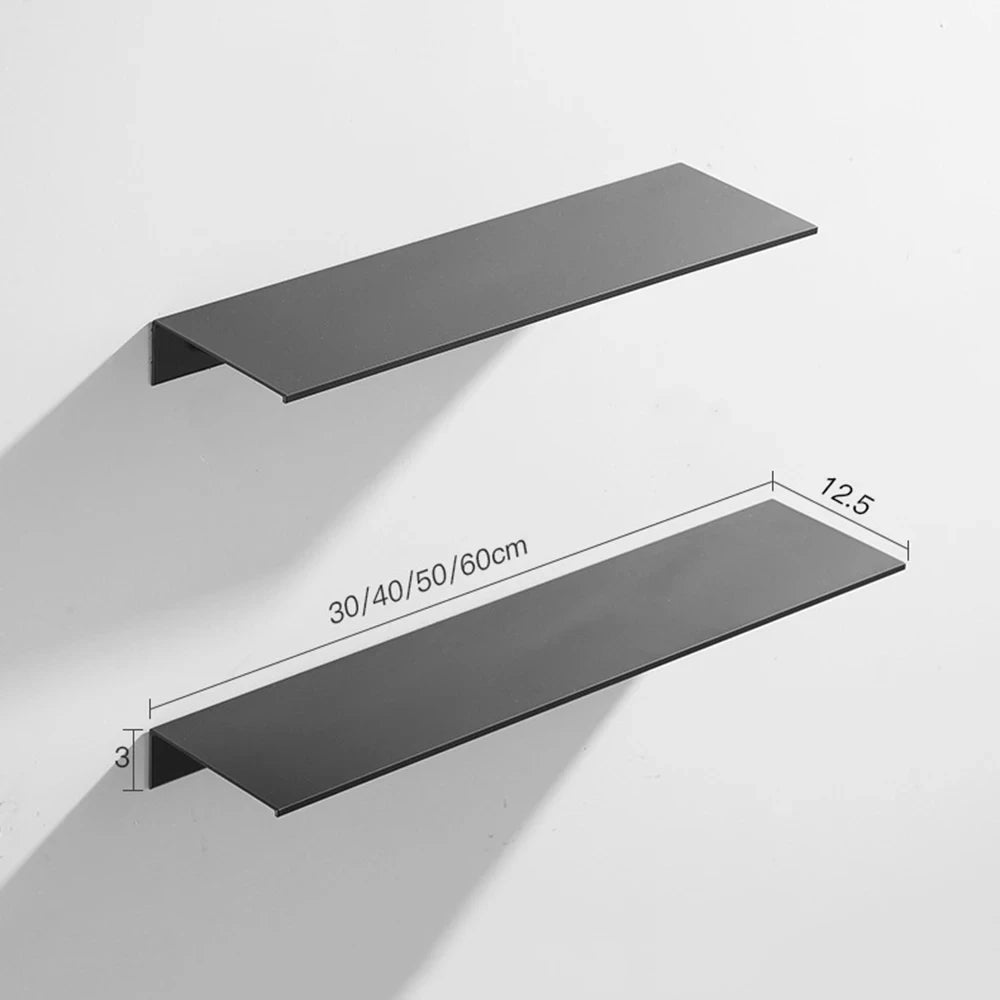 Wall-Mounted Aluminum Bathroom Shelf
