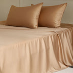 100% Silk Bed Sheet Set Luxury Mulberry Silk Bedding Sets Twin Full Double Queen King Size Fitted Sheet Flat Sheet Pillowcase