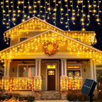 Curtain Solar Outdoor String Lights