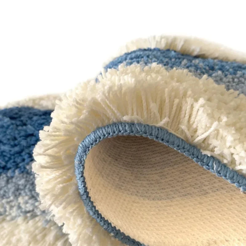 Ocean Wave Tufted Accent Rug