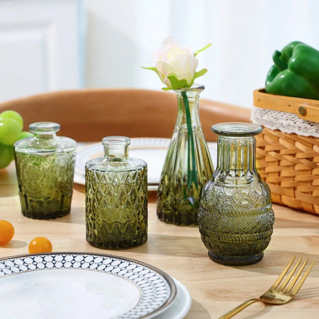 14-Piece Mini Glass Vase Set — WESTMERE