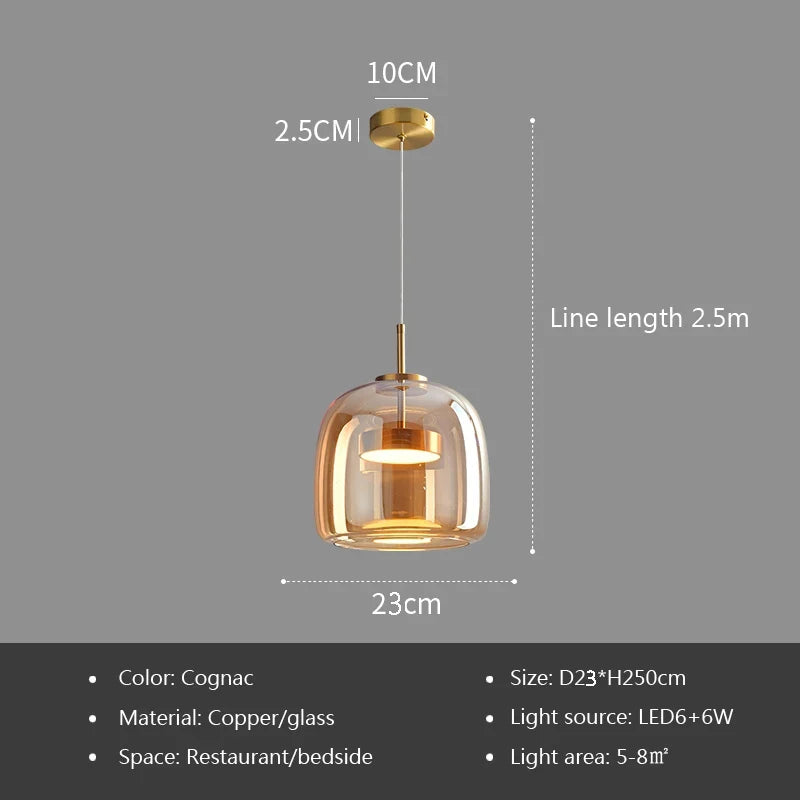 Glass Pendant Light