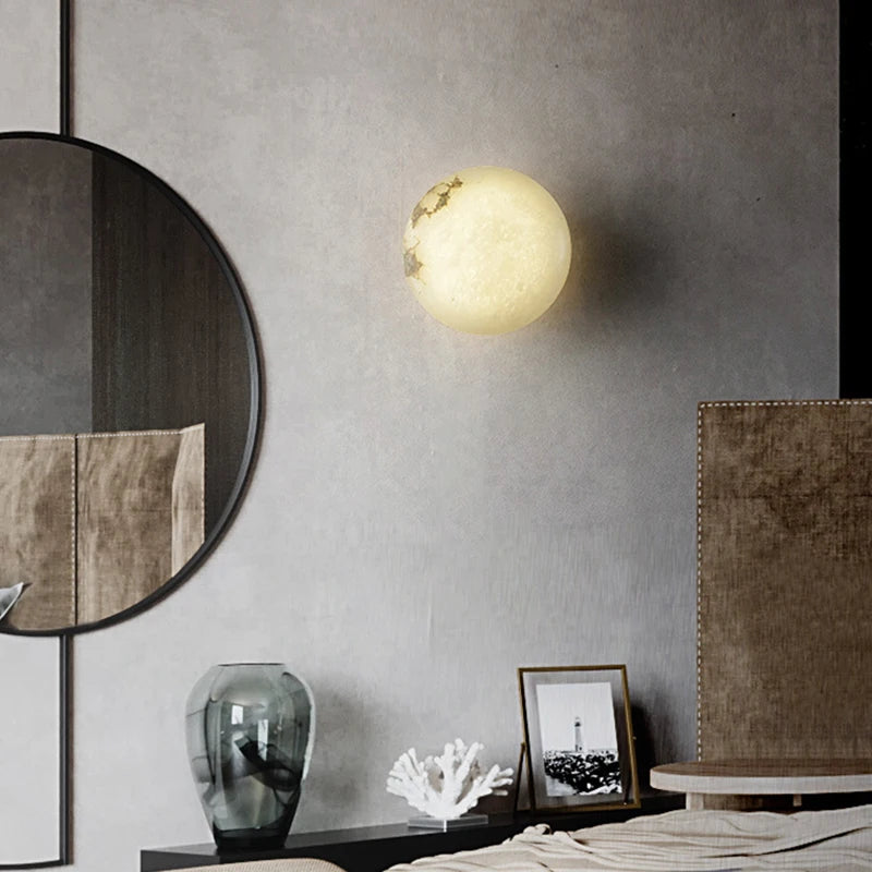 Japanese Marble LED Wall Light