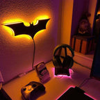 Modern Creative Wooden Background Wall Decorative Lamp