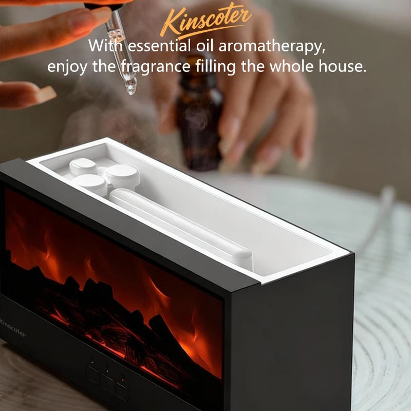 Color-Changing Fireplace Aroma Diffuser