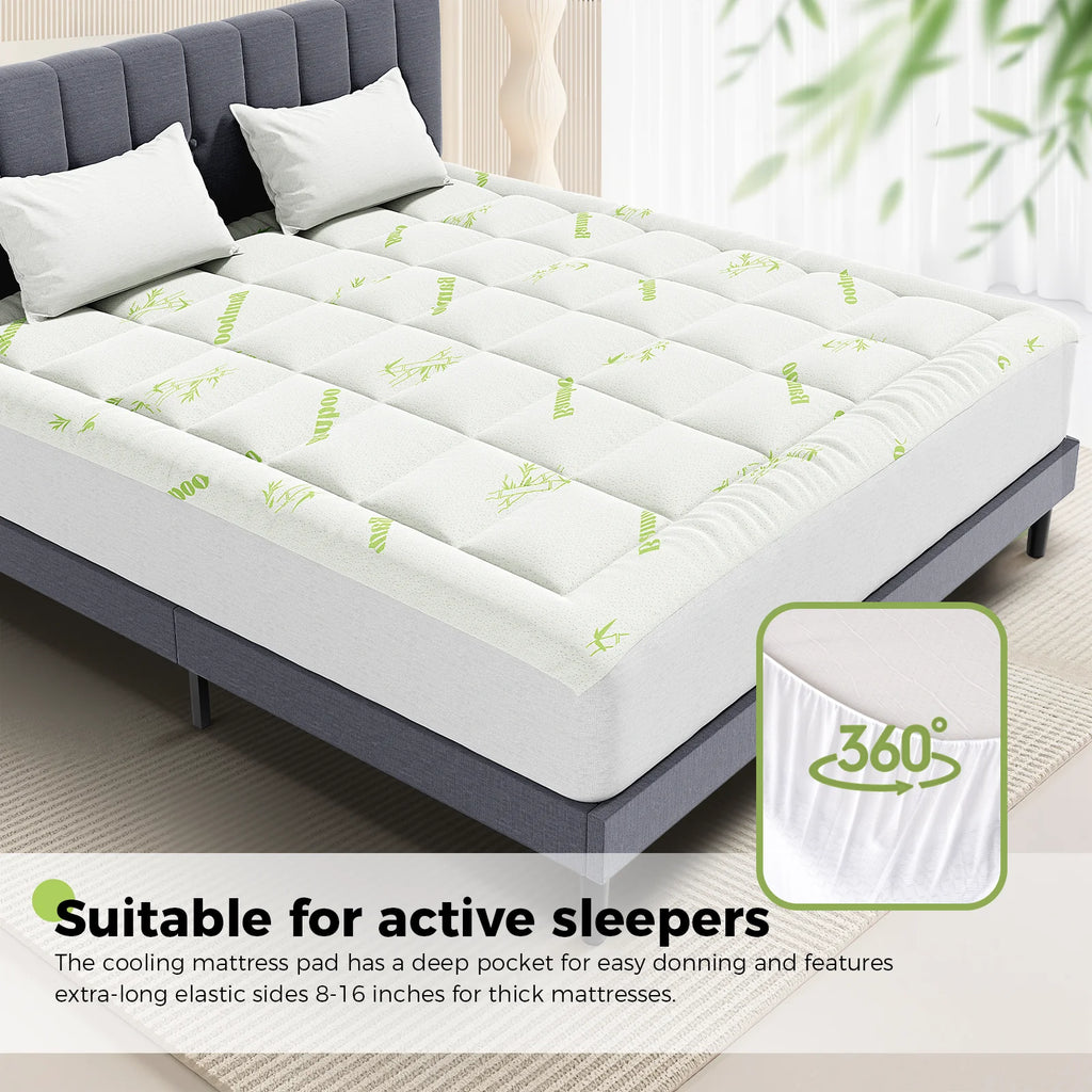 Bamboo Plush Mattress Topper