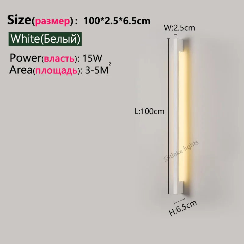 Long Mount LED Wall Light