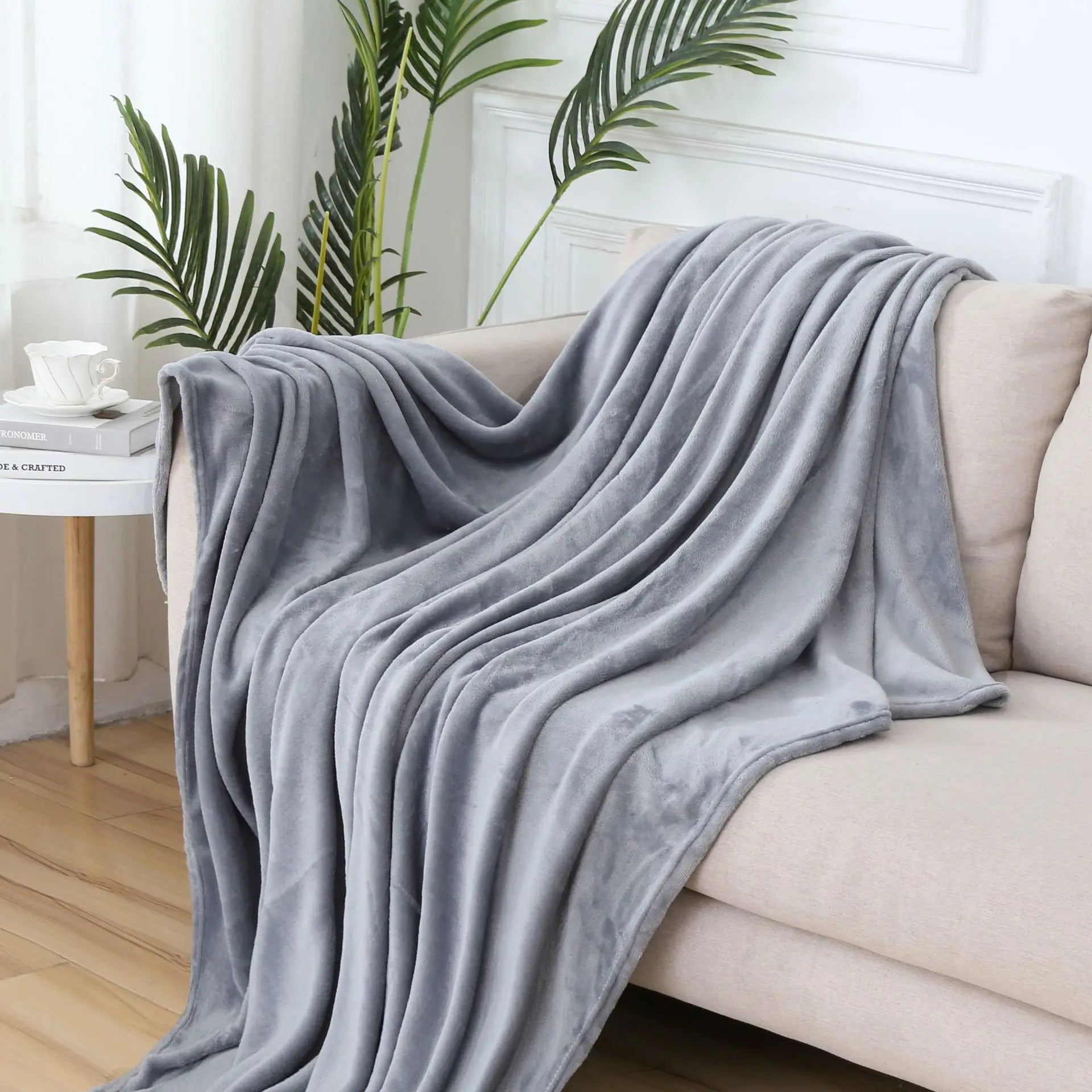 Coral Fleece Throw Blanket