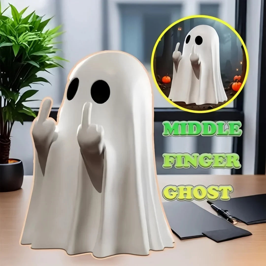 Glow-in-the-Dark Cheeky Ghost Statue