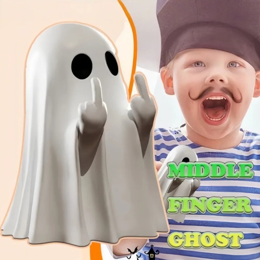 Glow-in-the-Dark Cheeky Ghost Statue