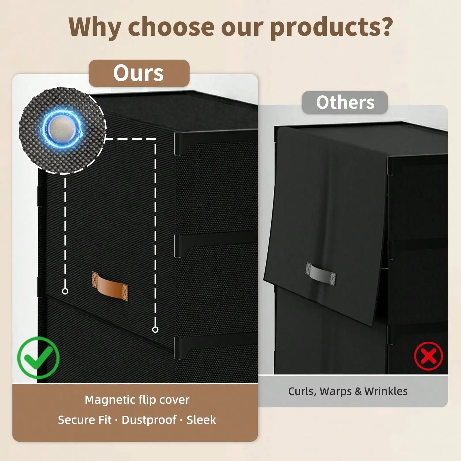 9-Tier Dustproof Shoe Storage Cabinet